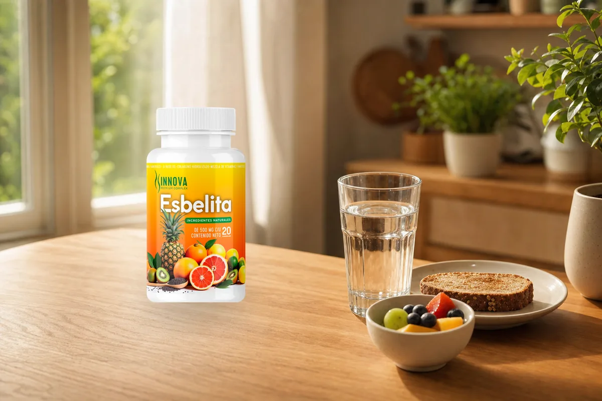 Mi rutina diaria con las cápsulas de Esbelita, antes del desayuno y antes de la comida