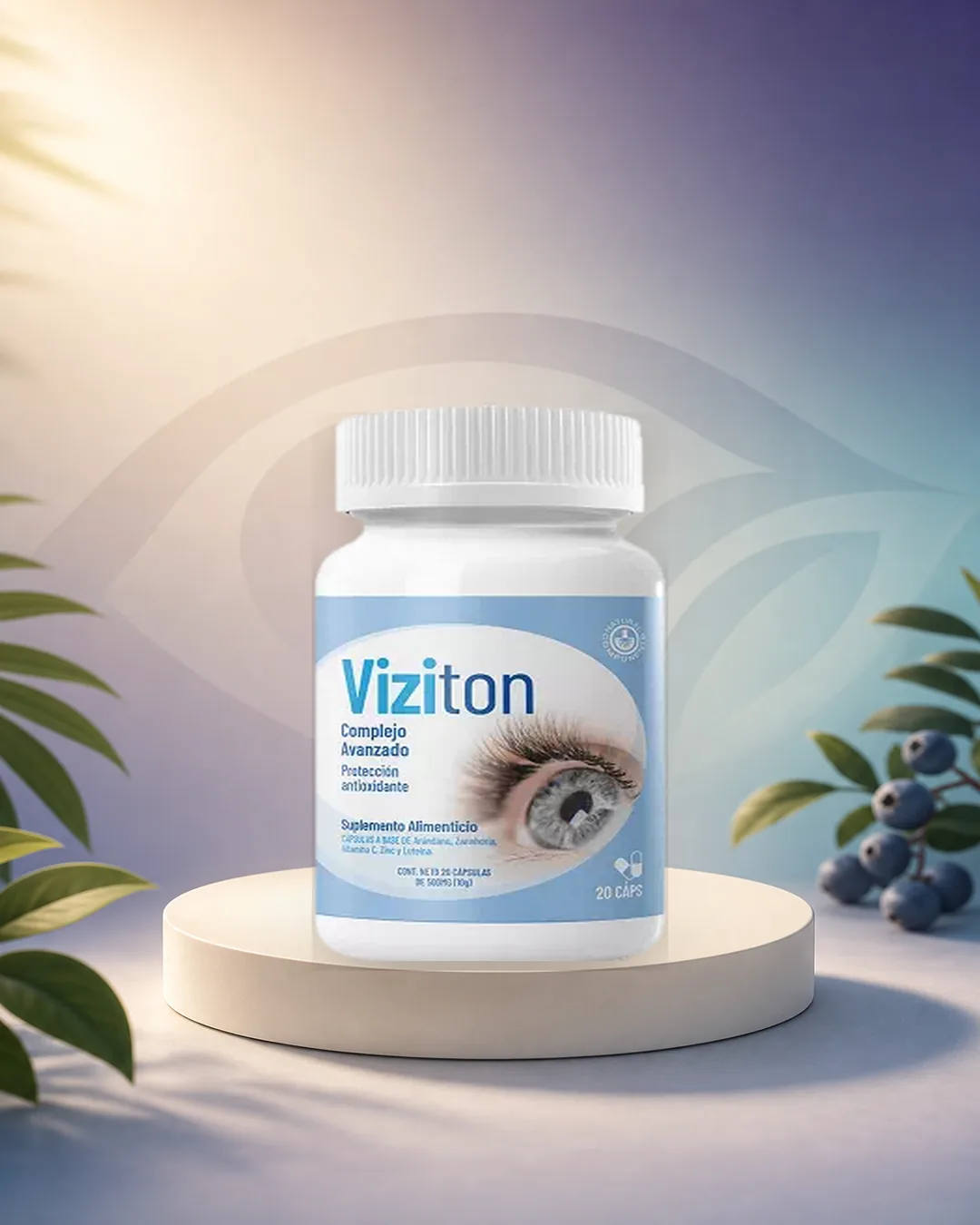 Cápsulas de Viziton para apoyo nutricional de la vista en México